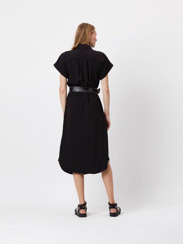 Christy Shirt Dress Raven - No22 Damplassen