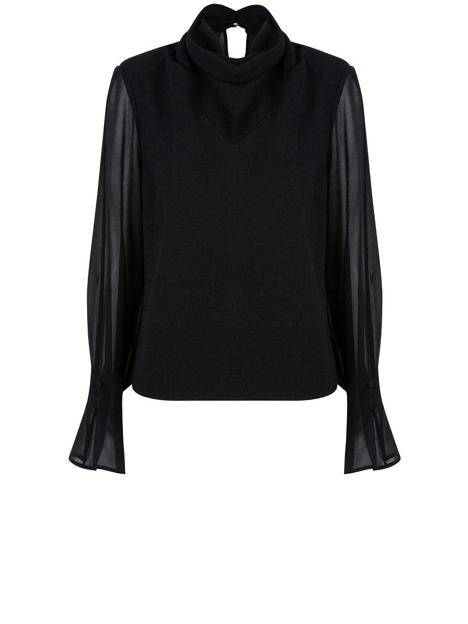 Cillan Drapey Top Raven - No22 Damplassen