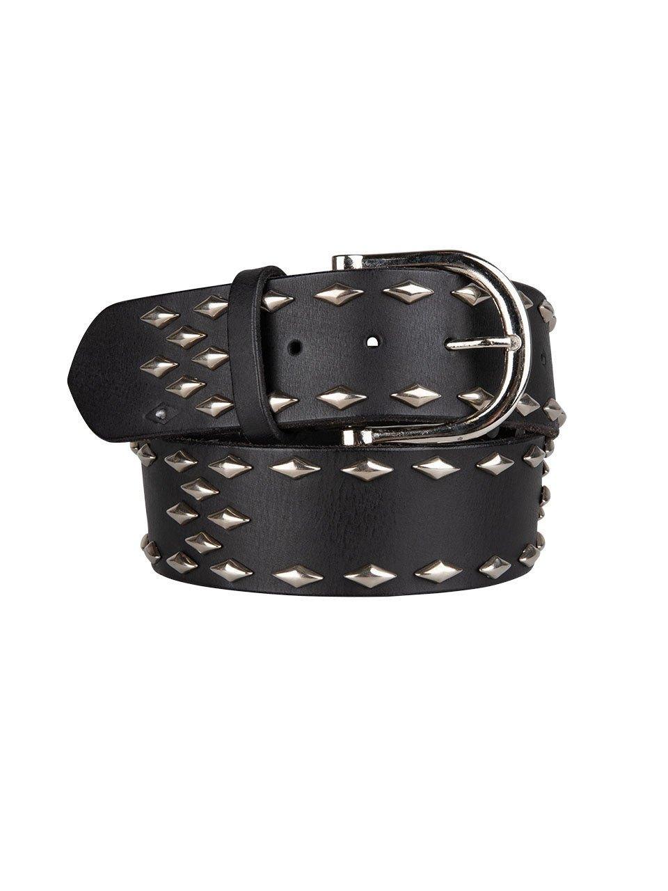 Cinque Leather Rivet Belt Raven - No22 Damplassen