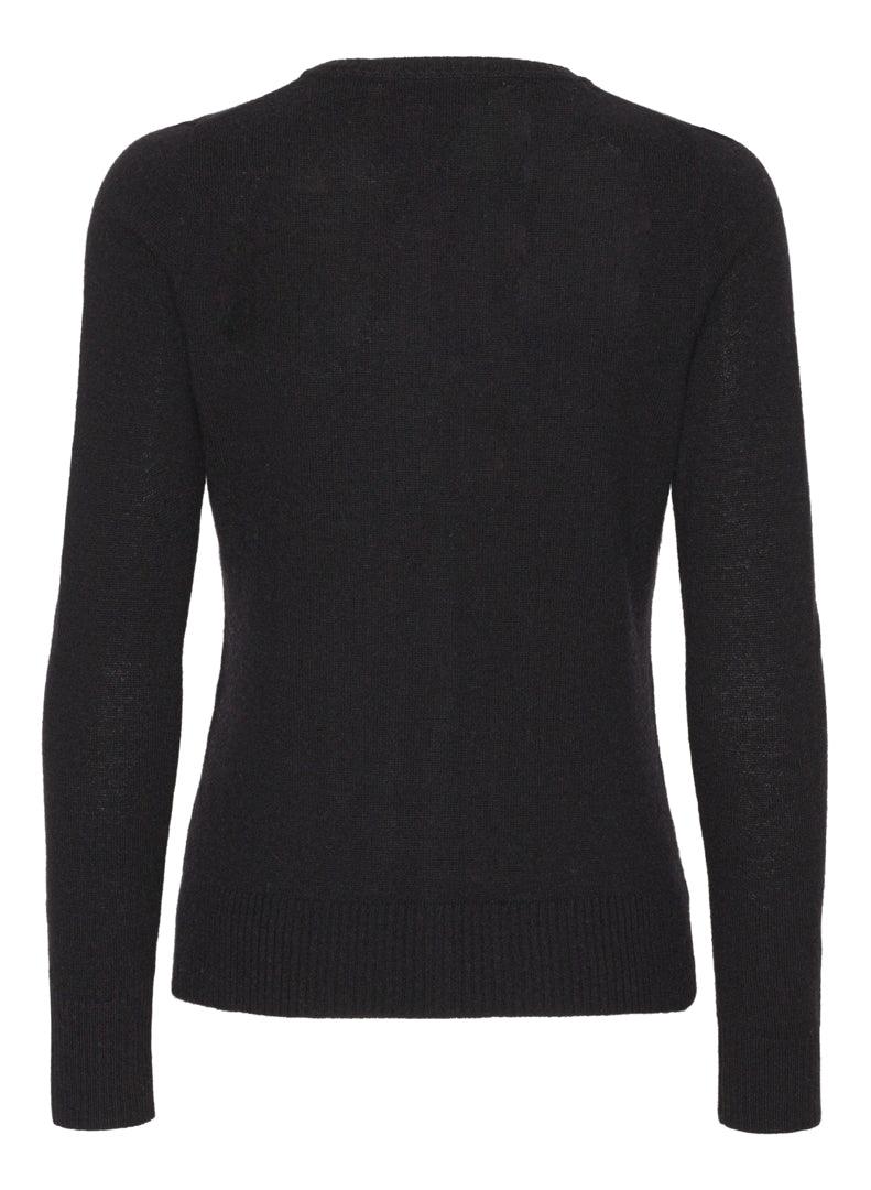 Classic Cardigan Black - No22 Damplassen