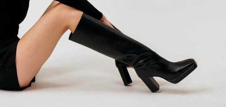 Closer To Heaven Tall Boot Black - No22 Damplassen