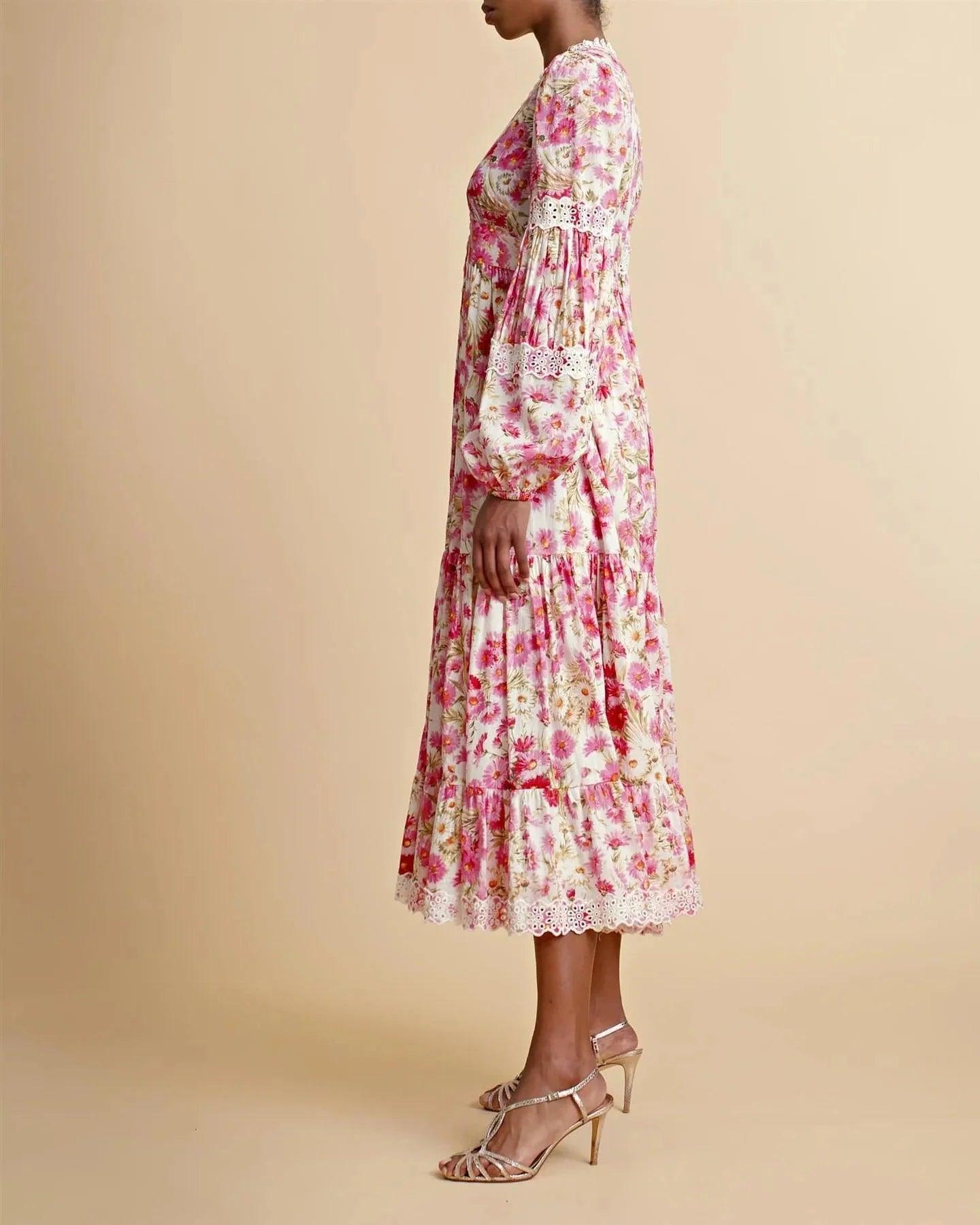 Cotton Slub Button Down Daisy Garden - No22 Damplassen