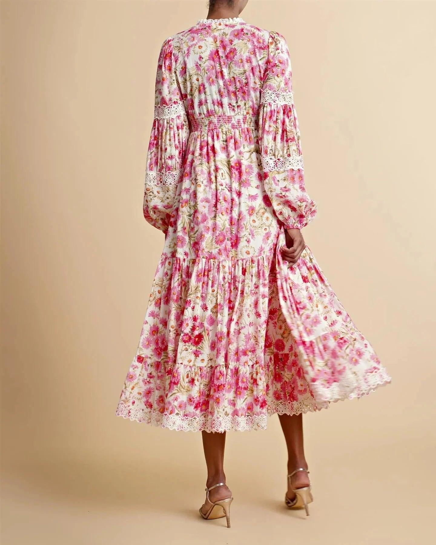 Cotton Slub Button Down Daisy Garden - No22 Damplassen