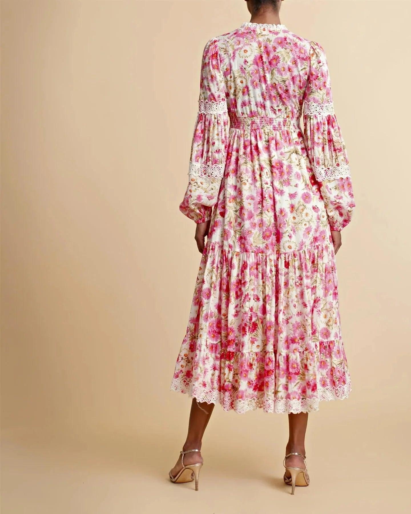 Cotton Slub Button Down Daisy Garden - No22 Damplassen