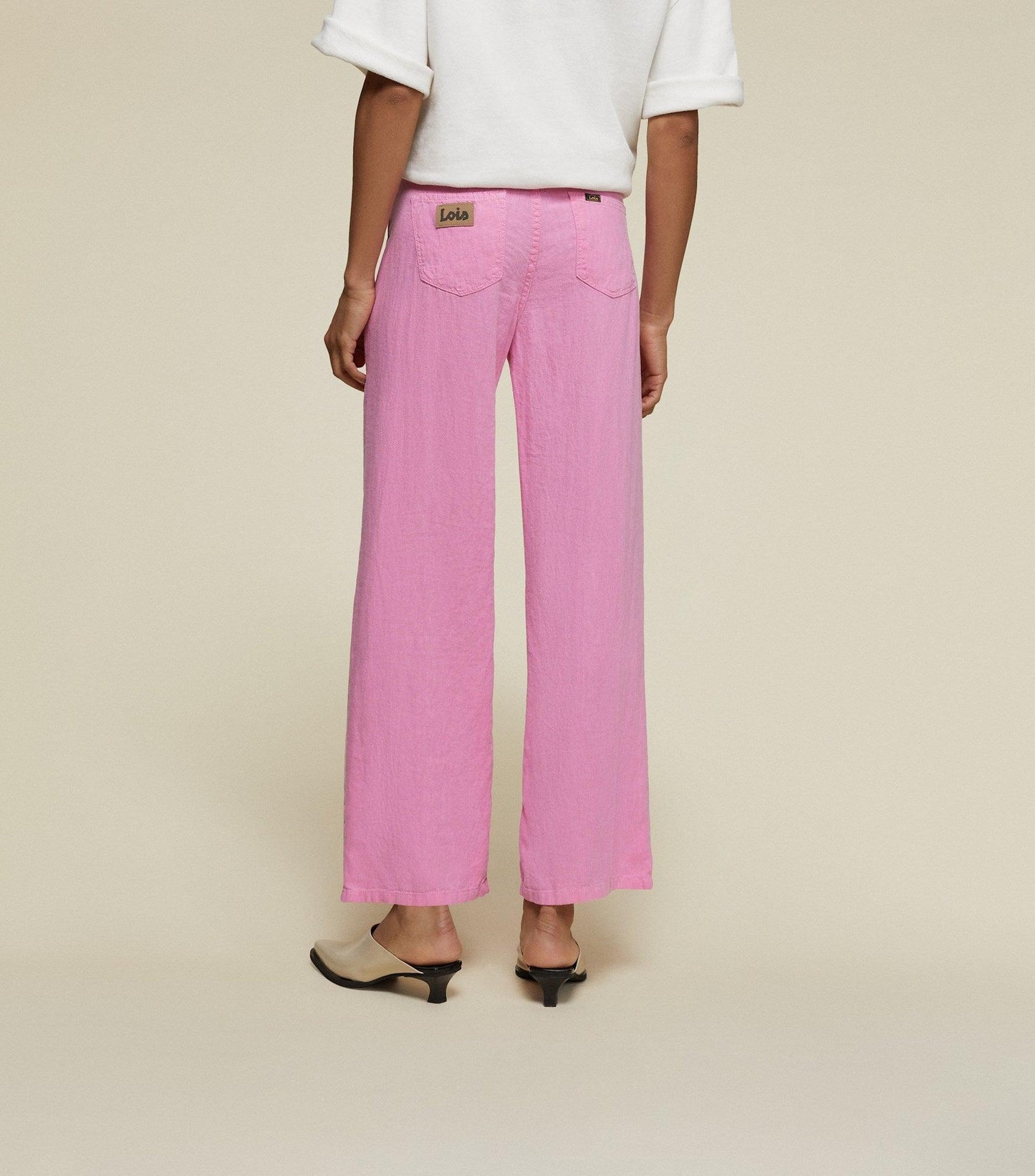 Culotte Linen Colour Azalea Pink - No22 Damplassen