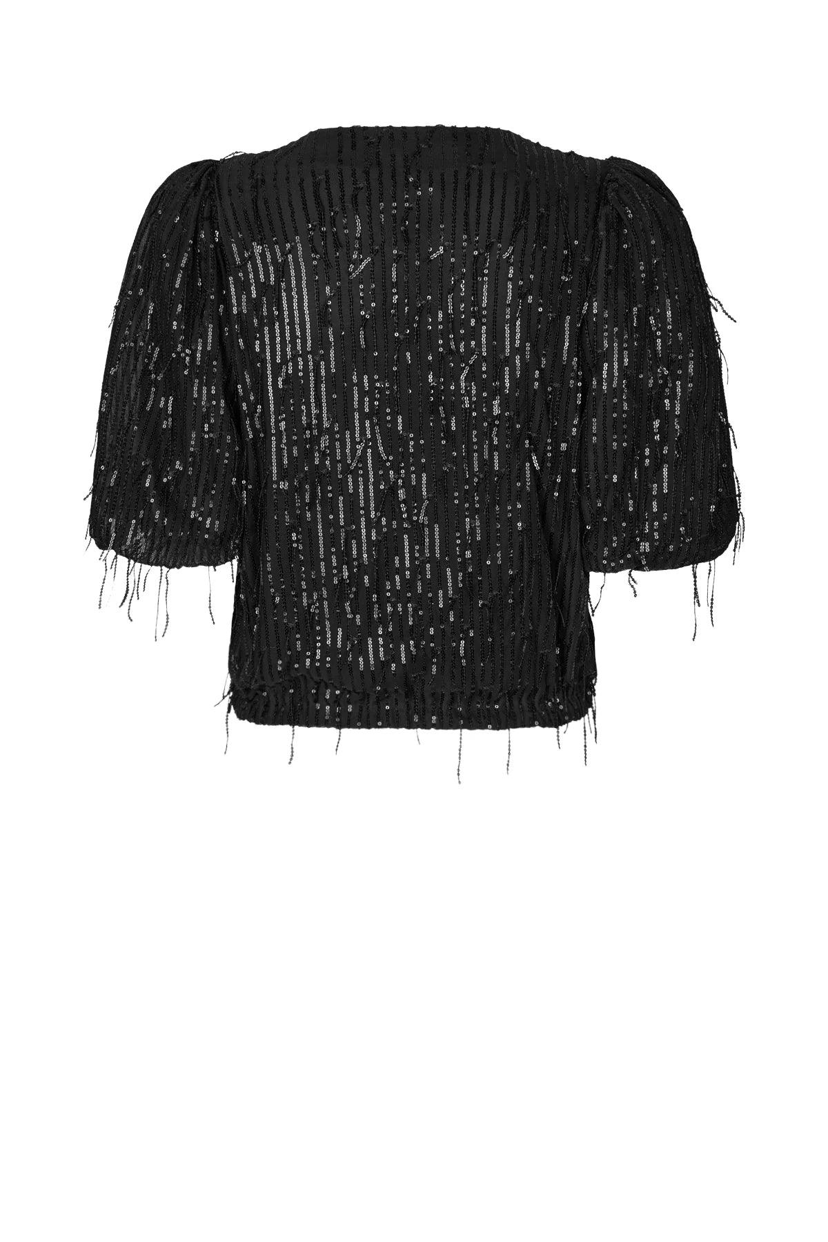 Dakotacras Blouse Black - No22 Damplassen