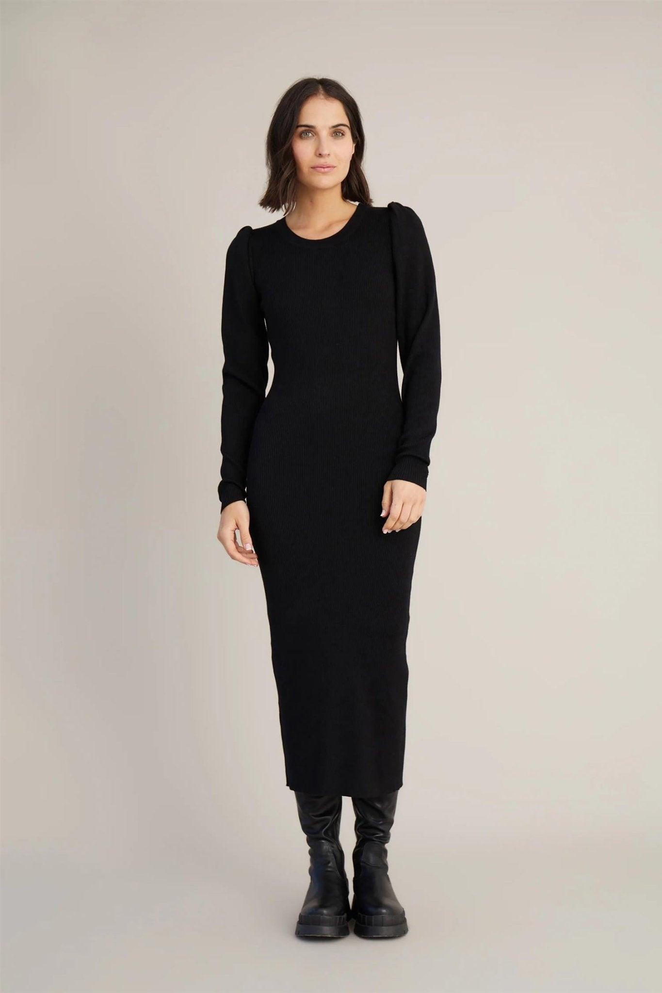 Munthe - Dallen Dress Black - No22 Damplassen