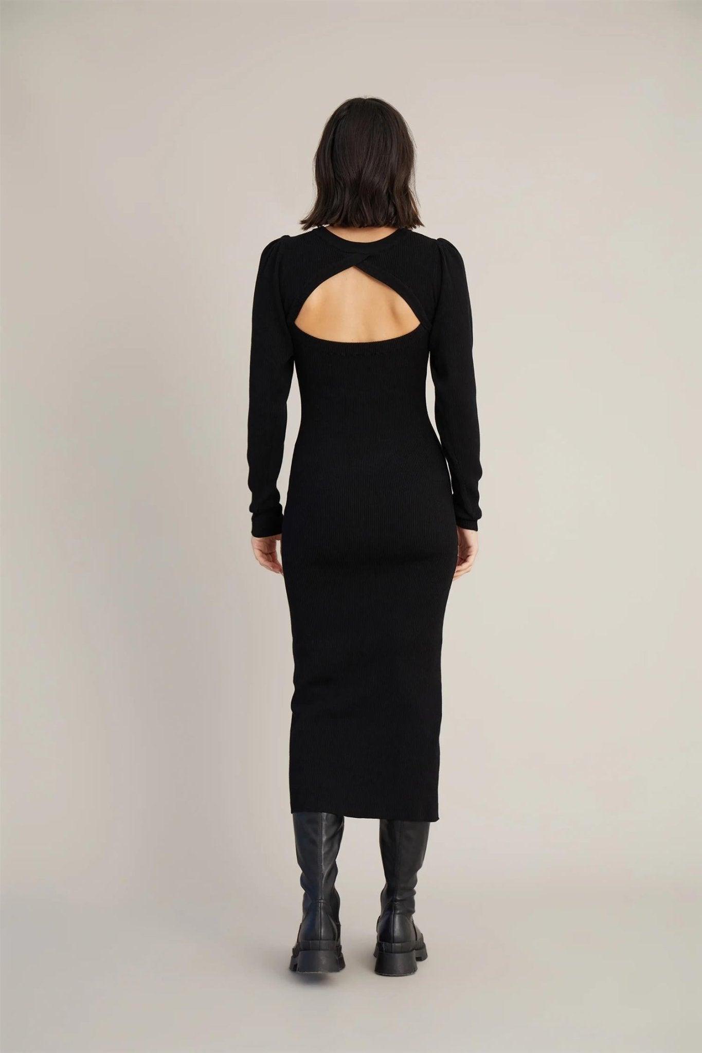 Munthe - Dallen Dress Black - No22 Damplassen
