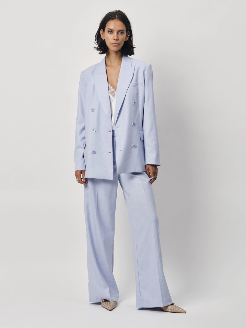 Wister Straight Leg Pants Crystal Blue