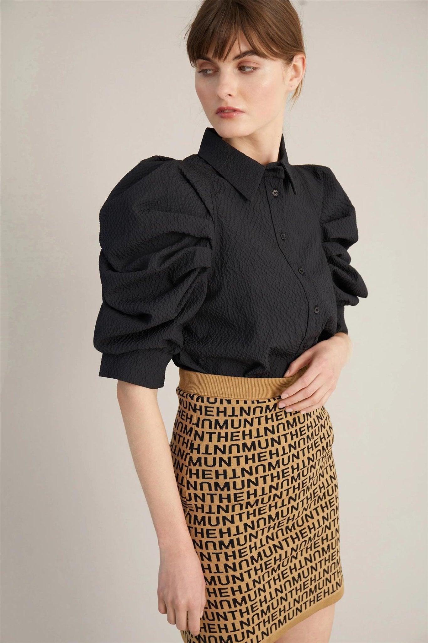 Demulcent Blouse Black - No22 Damplassen