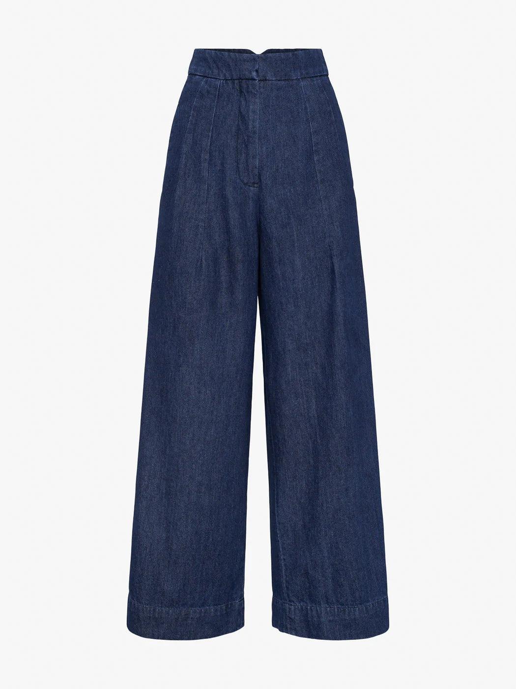 Denim High Waist Pants - No22 Damplassen