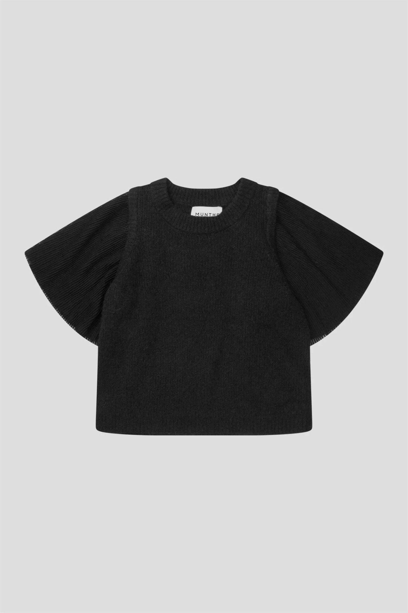 Munthe - Devoted Knit Black - No22 Damplassen