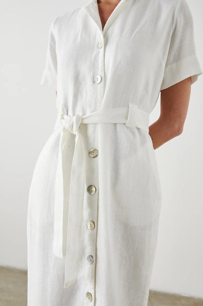 Diane Dress White - No22 Damplassen
