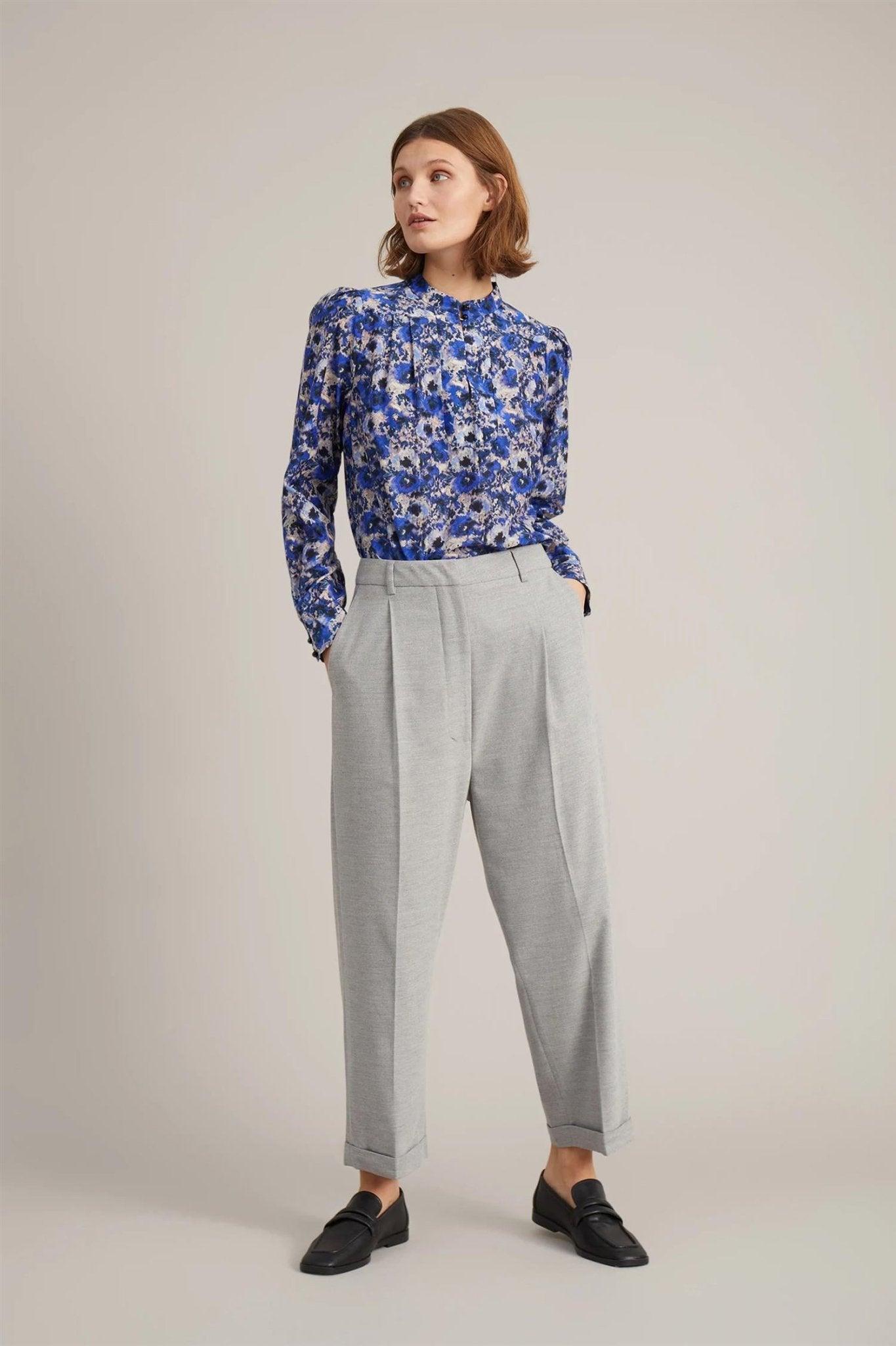 Diella Blouse Navy - No22 Damplassen