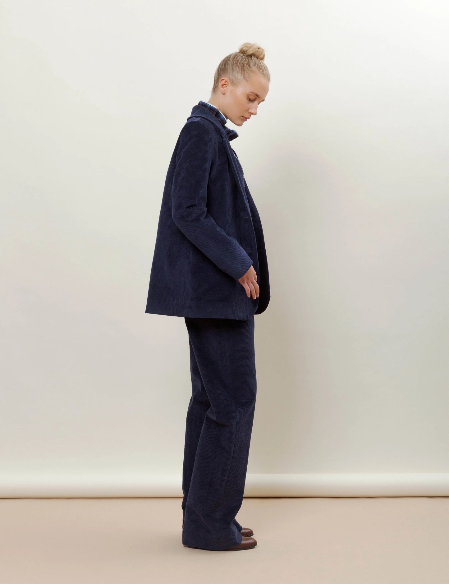 Diva Jacket Navy Cord - No22 Damplassen