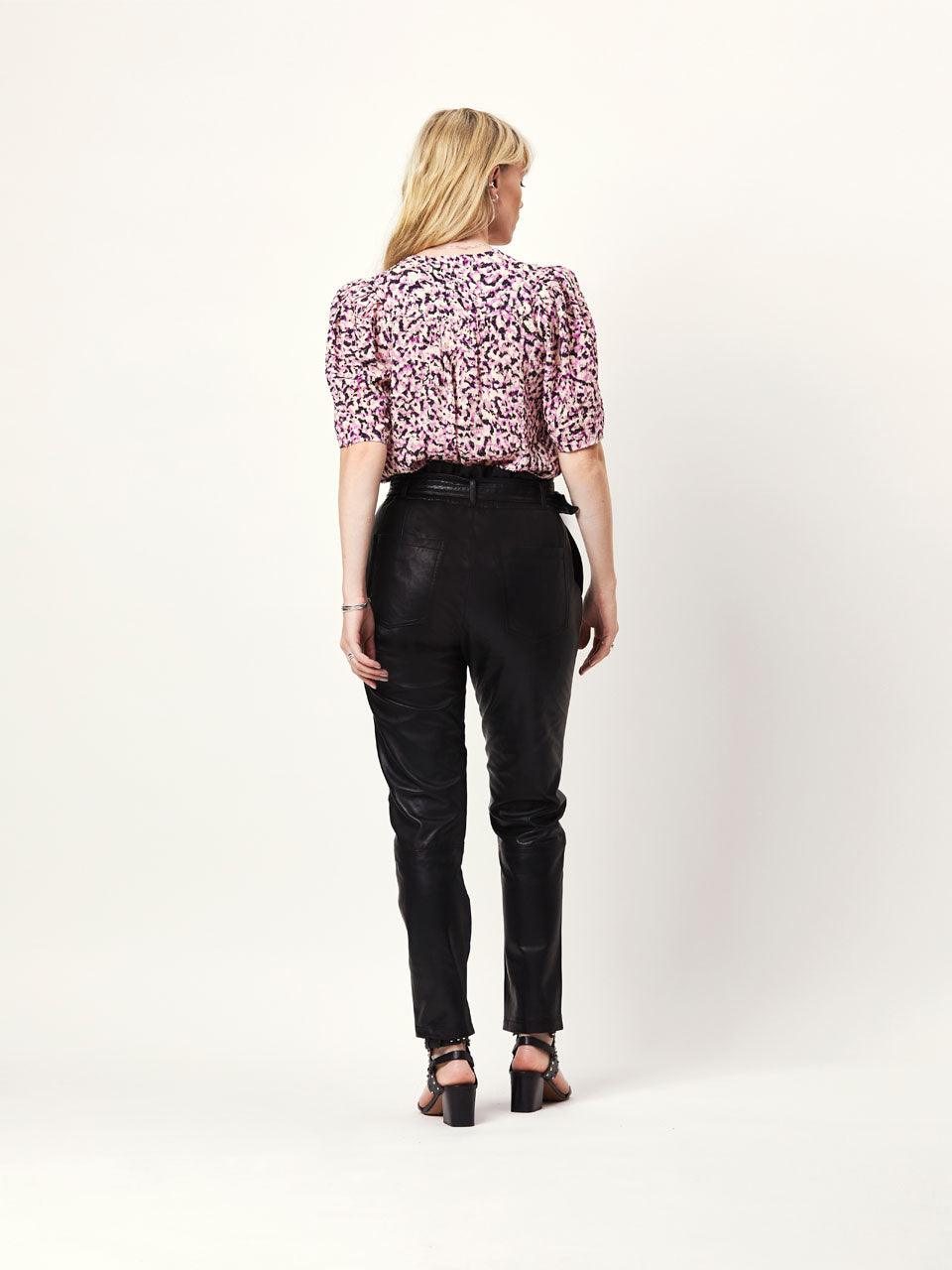 Doja Puff Sleeve Top Multicolour - No22 Damplassen