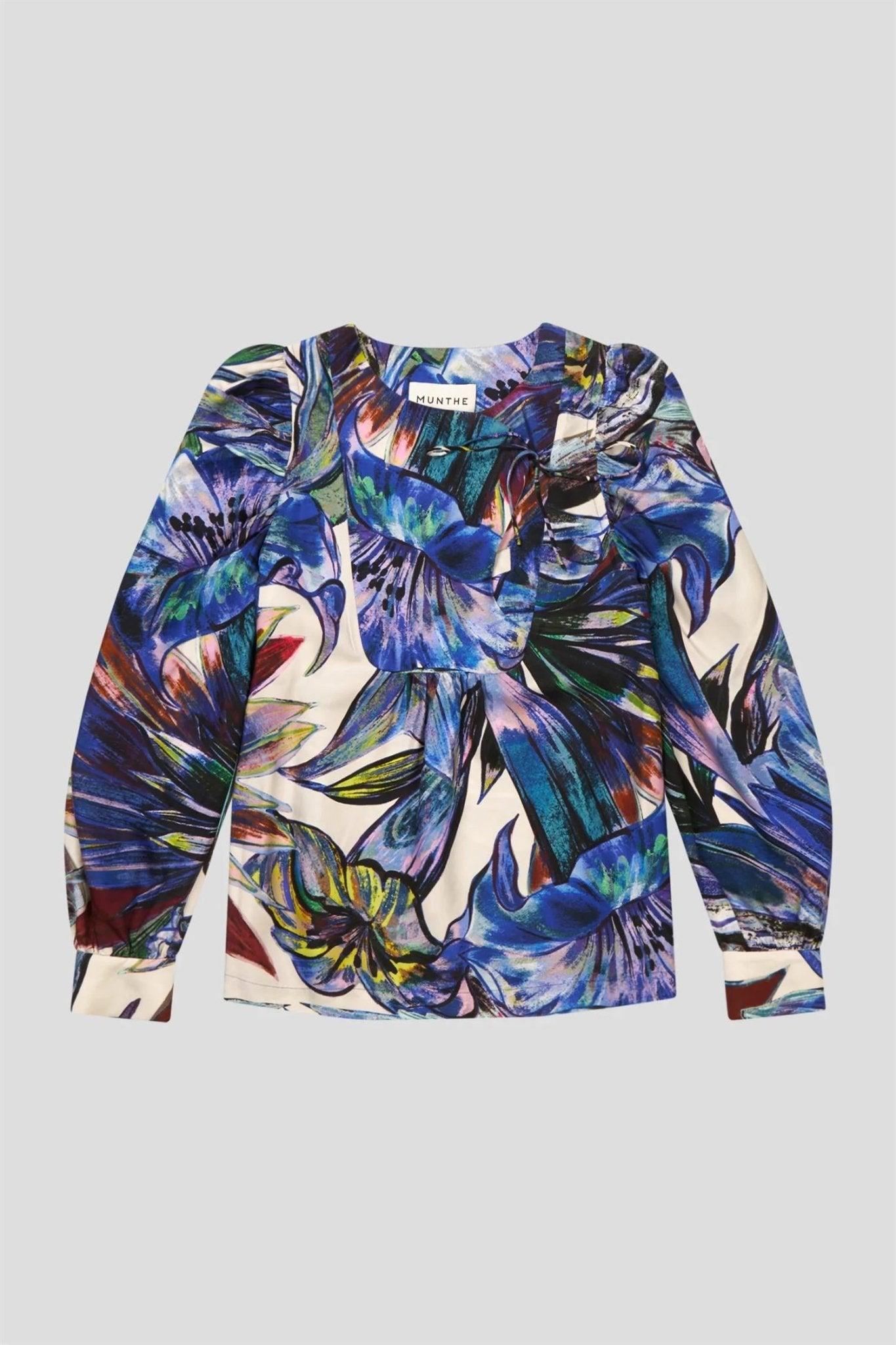 Durham Blouse Blue - No22 Damplassen