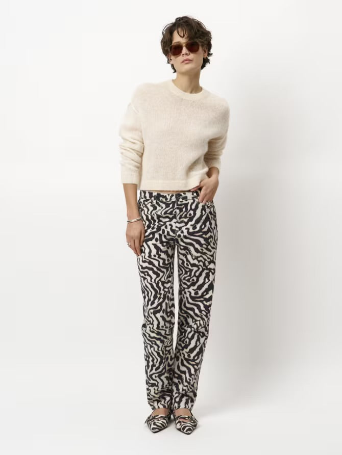 Ariama Crewneck Sweater Milk Oatmeal Cream