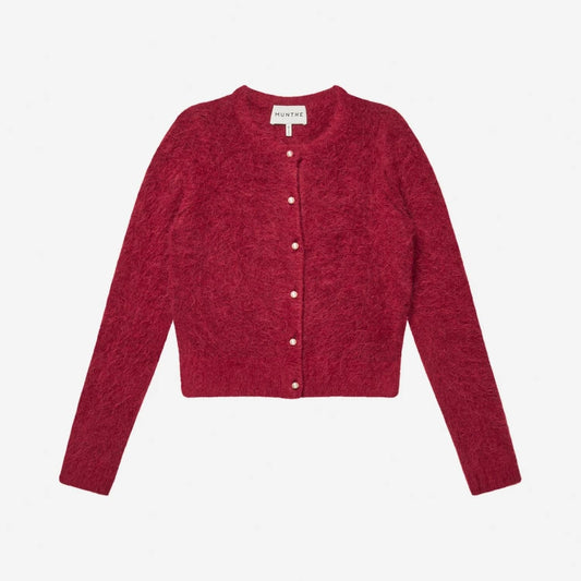 Povilla Cardigan Bordeaux