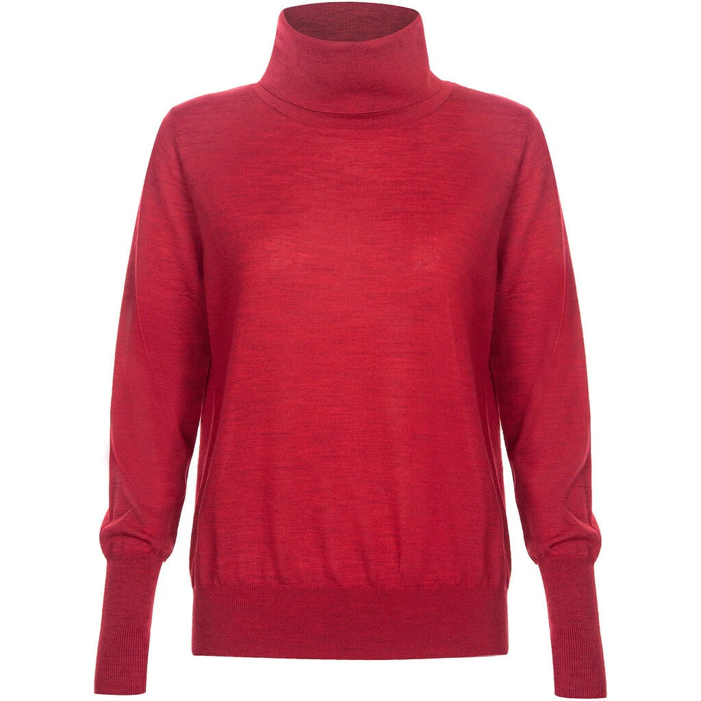 Pixie Sweater Rollneck Carmine Red