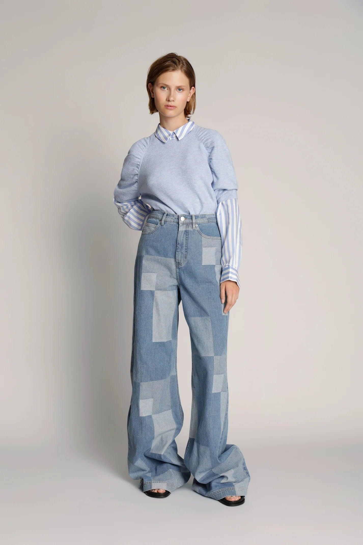 Ecube Pants Blue - No22 Damplassen