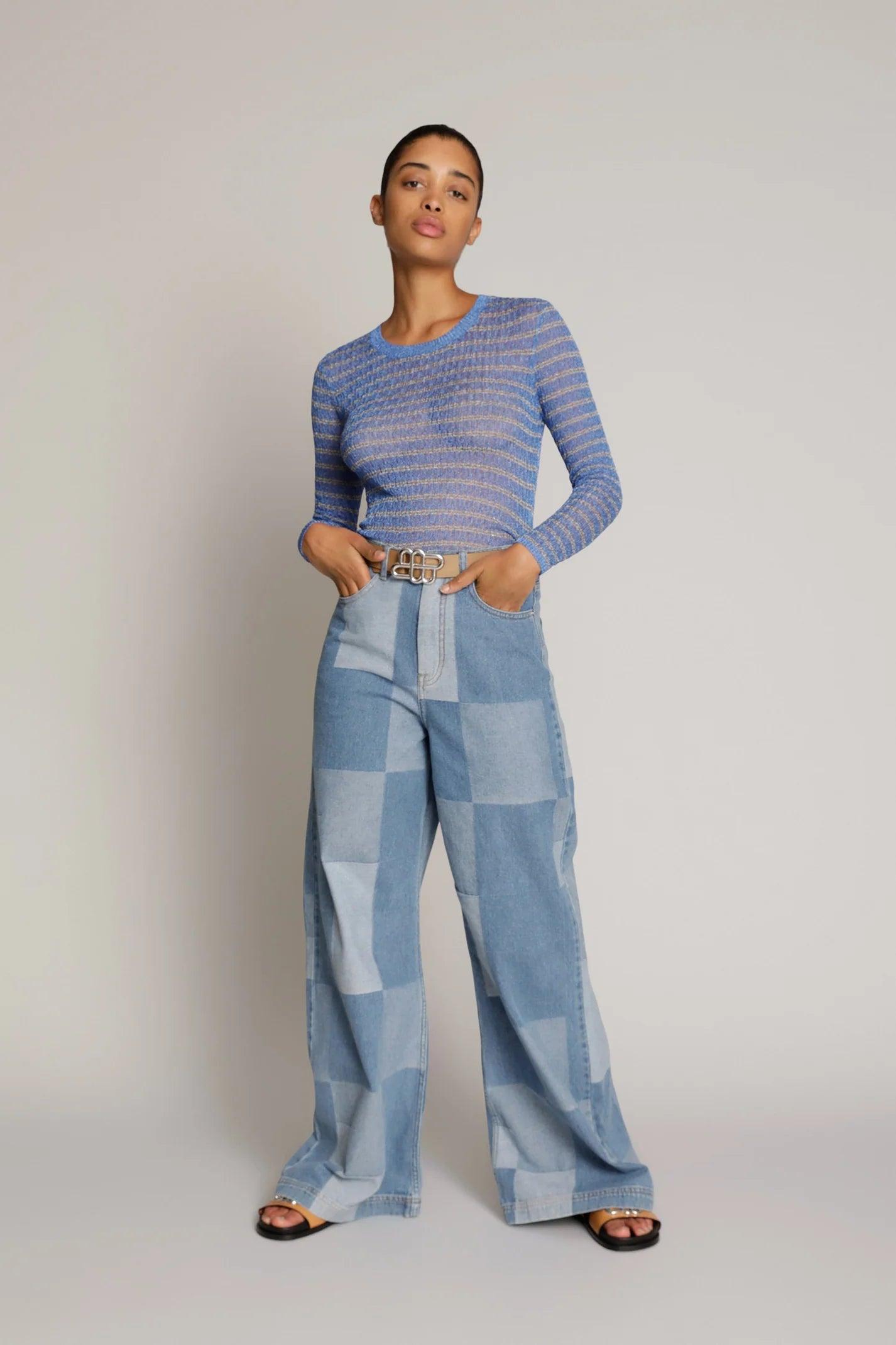 Ecube Pants Blue - No22 Damplassen