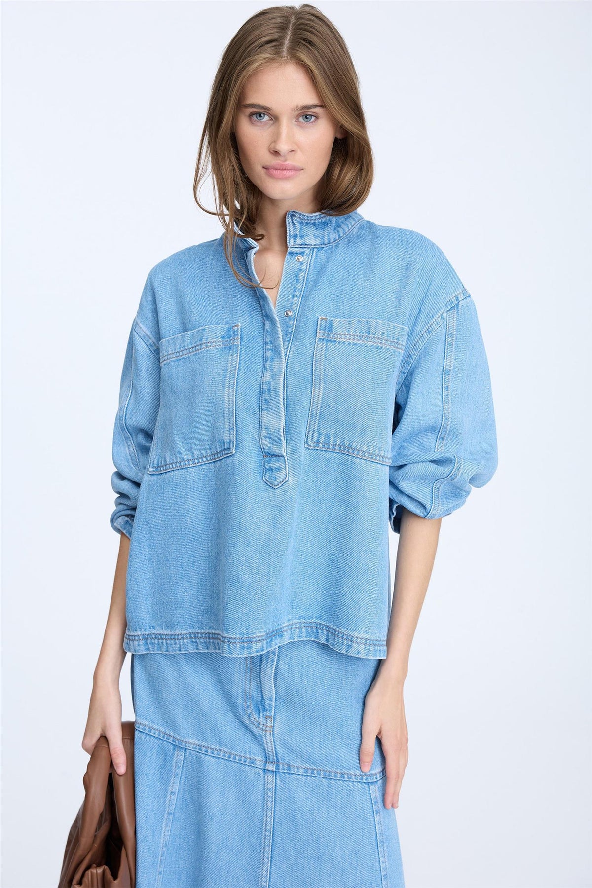 Tuxa Top Light Blue