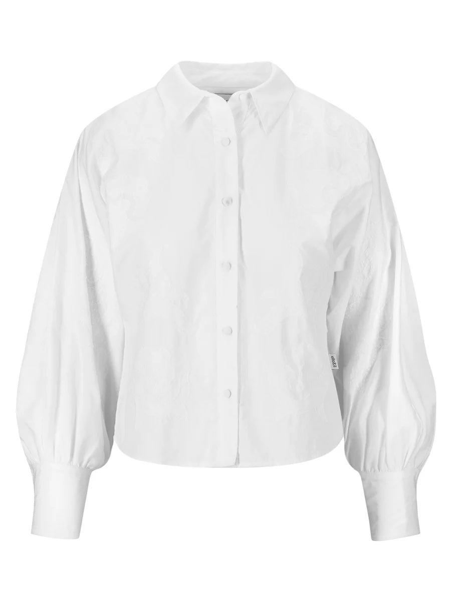 Lola Embroidery Blouse White