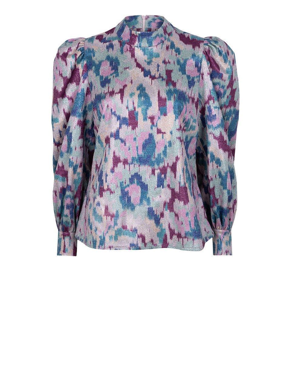 Elba Jacquard Top Multicolor - No22 Damplassen