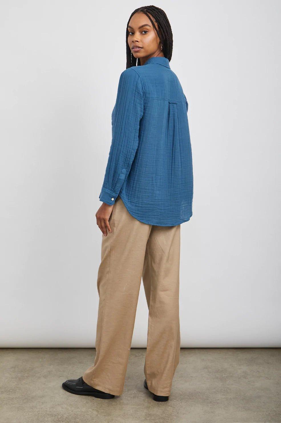 Ellis Shirt Deep Sea - No22 Damplassen