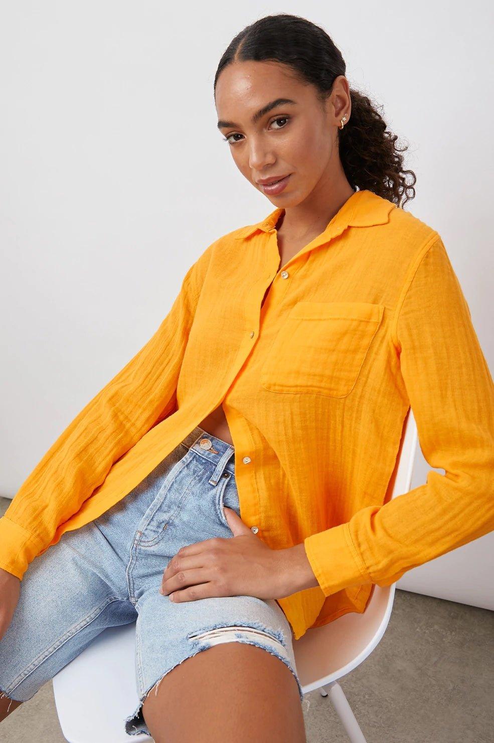 Rails - Ellis Shirt Marigold - No22 Damplassen