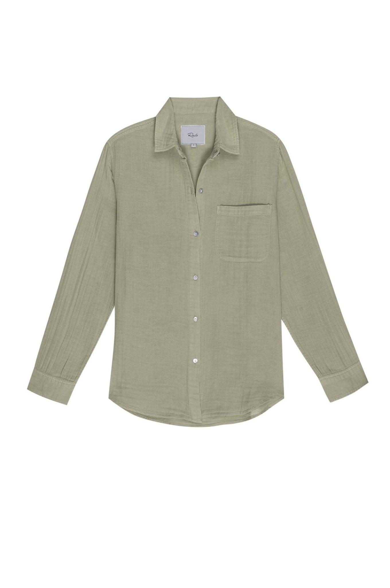 Ellis Shirt Sage - No22 Damplassen