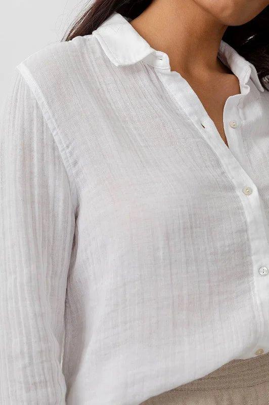 Rails - Ellis Shirt White - No22 Damplassen