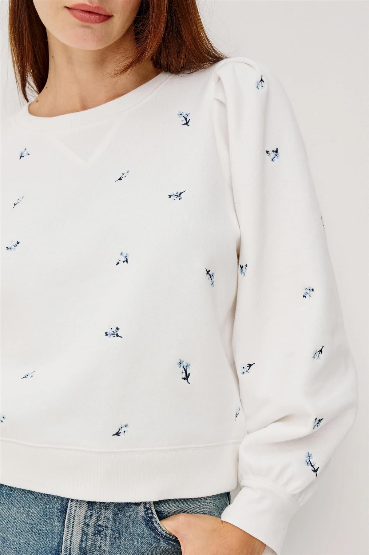 Tiffany Embroidered Blue Iris