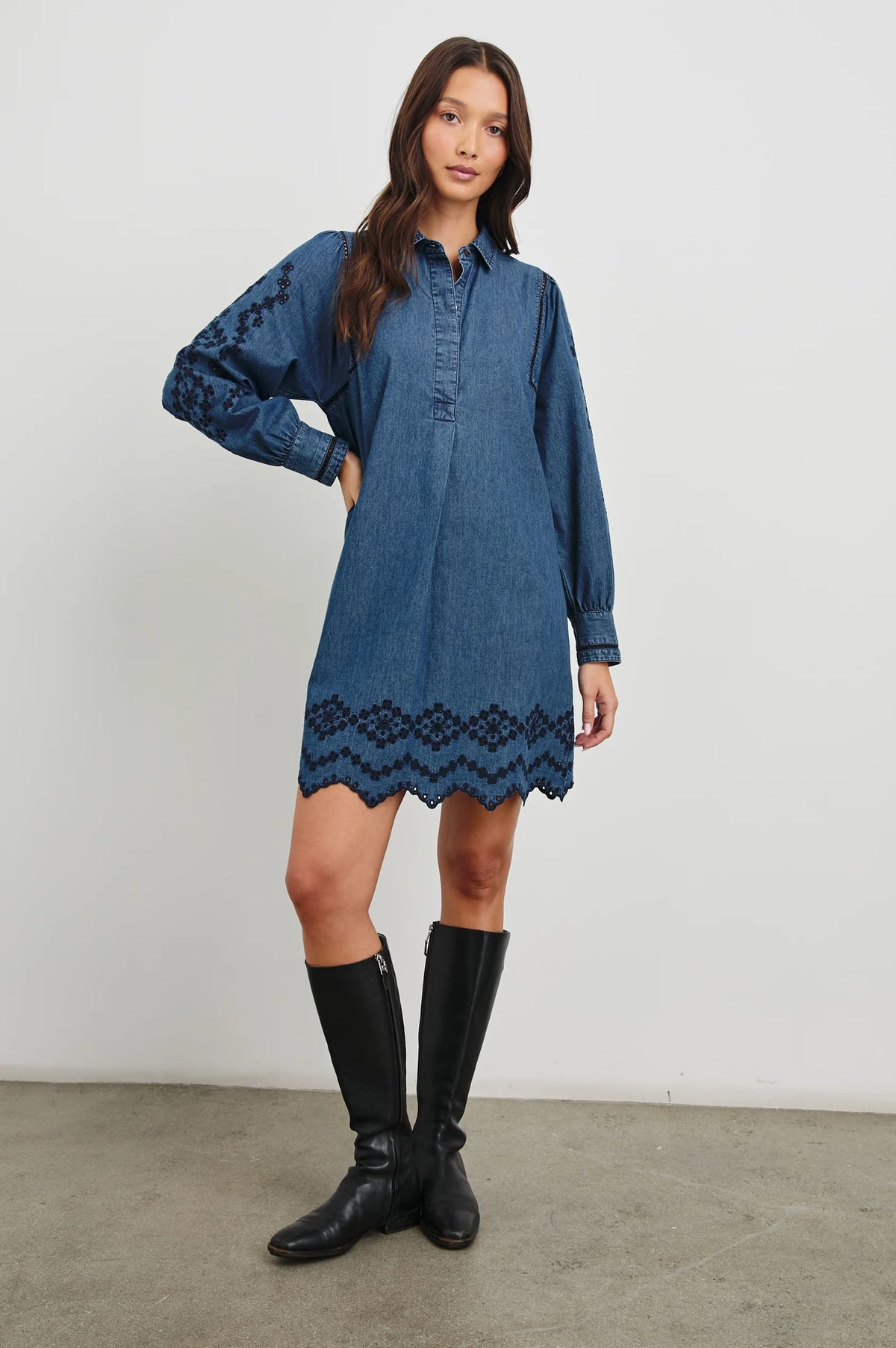 Fernanda Dark Vintage Wash - No22 Damplassen