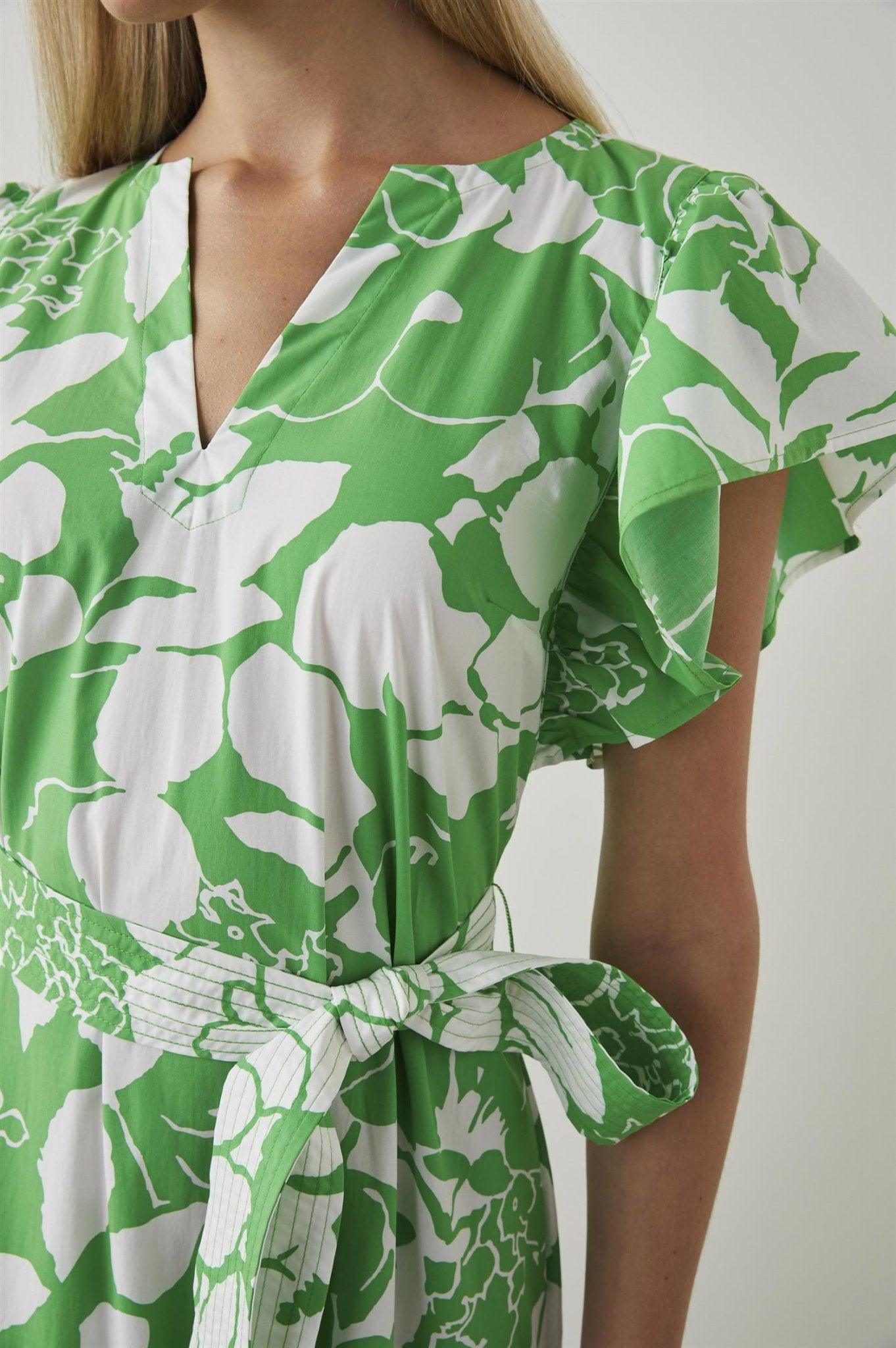 Gia Dress Green Lotus - No22 Damplassen