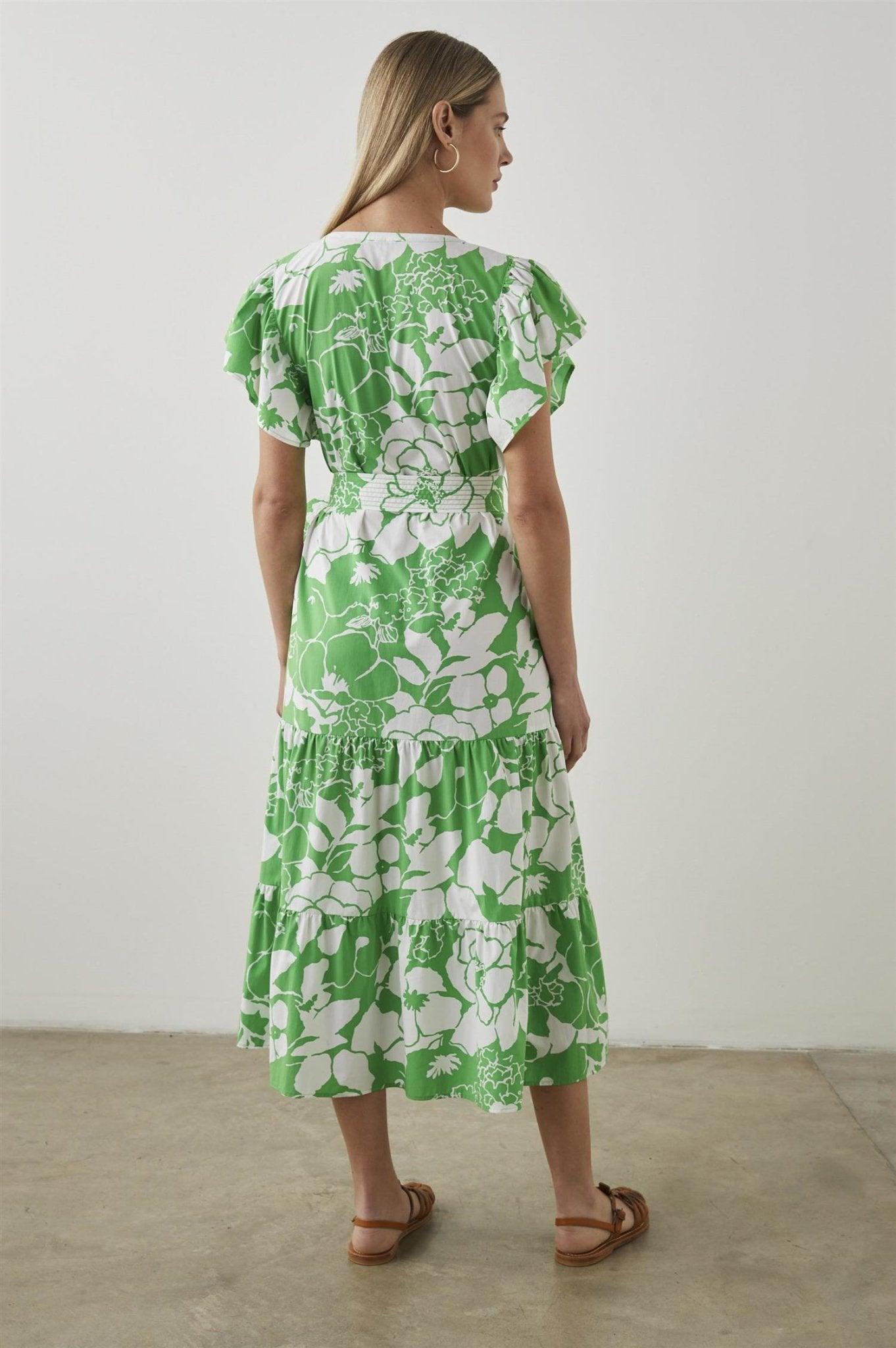 Gia Dress Green Lotus - No22 Damplassen