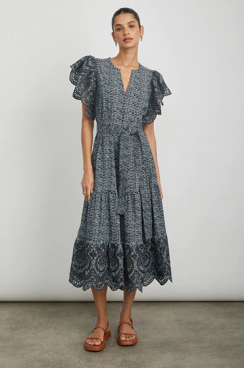 Gia Dress Midnight Dahlia - No22 Damplassen