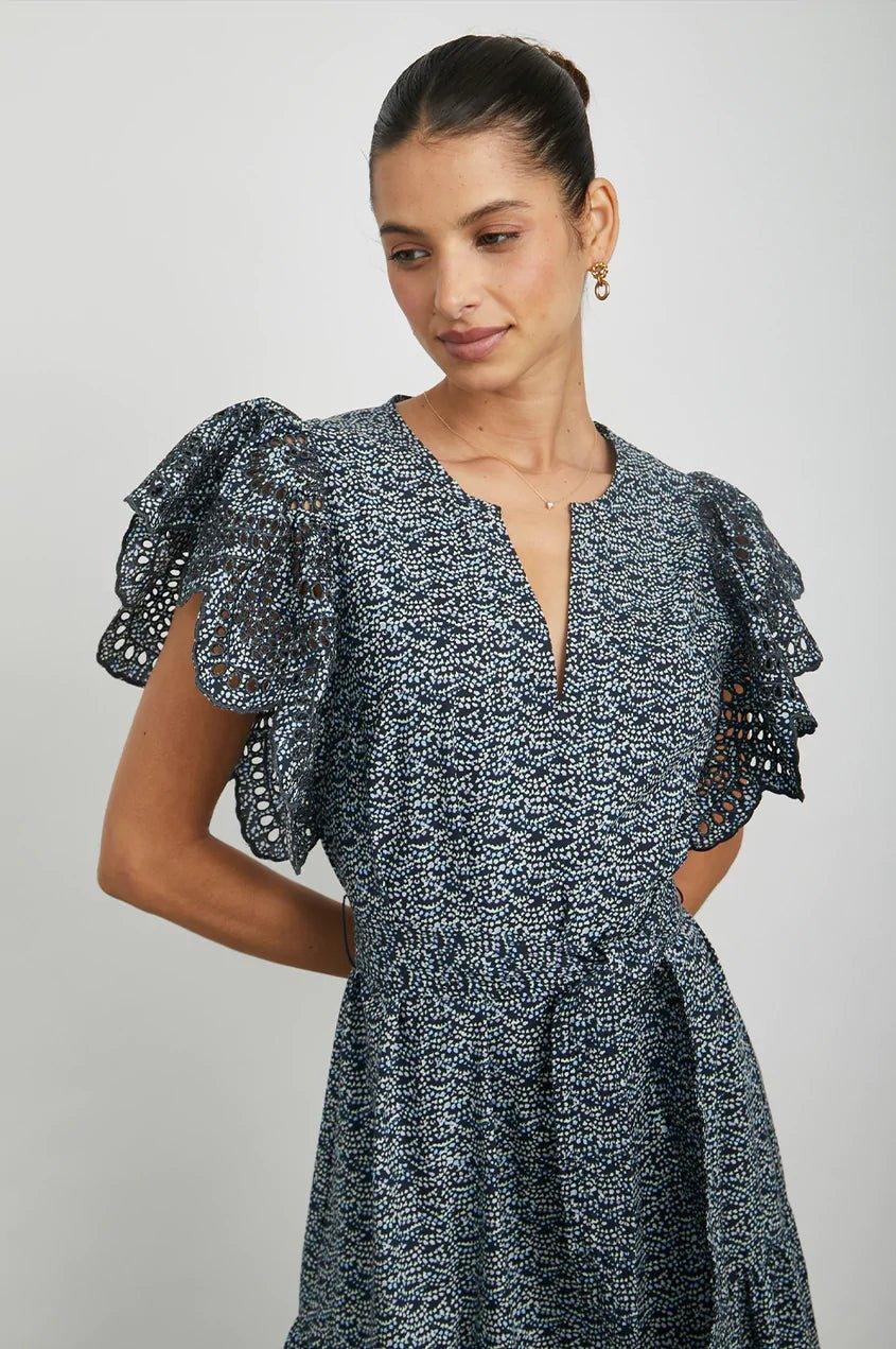 Gia Dress Midnight Dahlia - No22 Damplassen