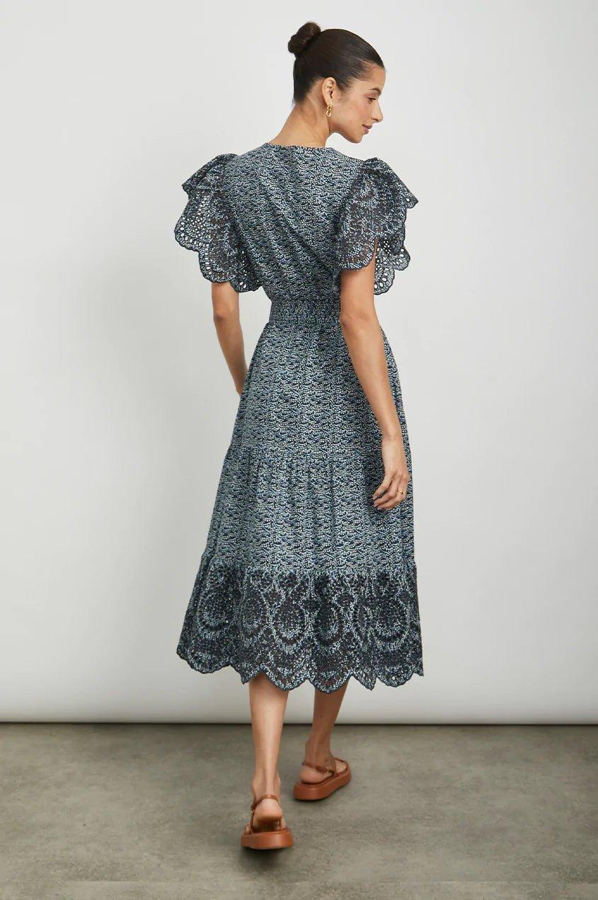 Gia Dress Midnight Dahlia - No22 Damplassen