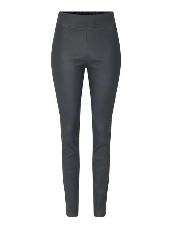 Gina Leather Pants Navy - No22 Damplassen