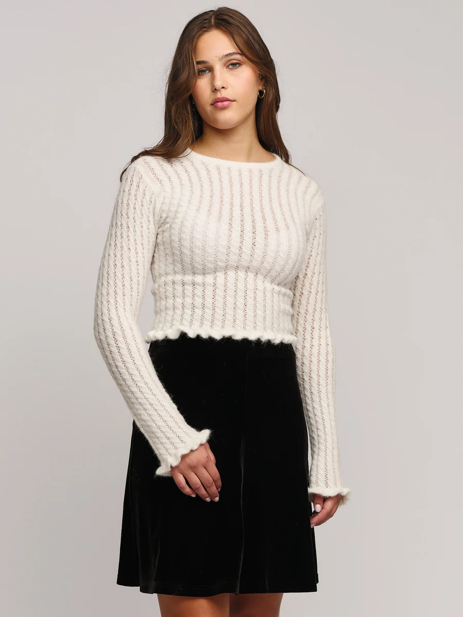 Hanami Velour Skirt Black - No22 Damplassen