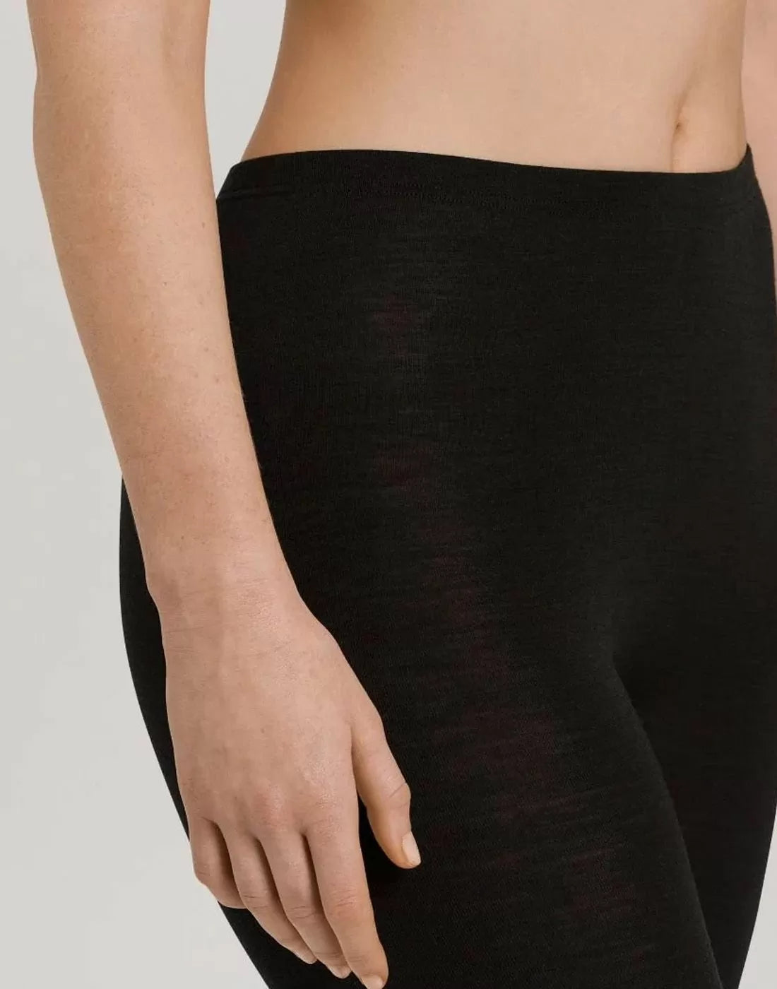 Leggings Woolen Silk Black