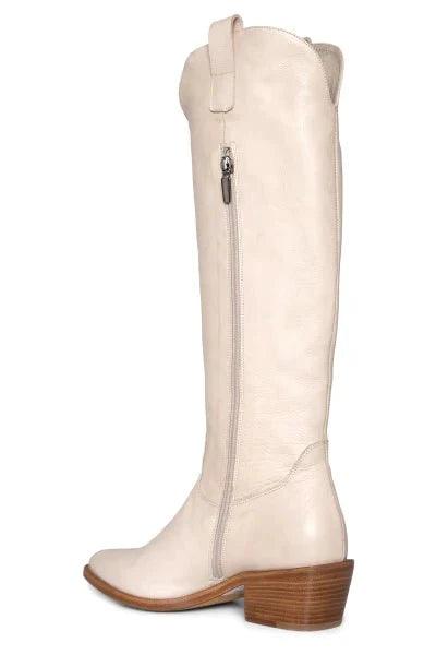 High Leather Boots Sand Natural - No22 Damplassen