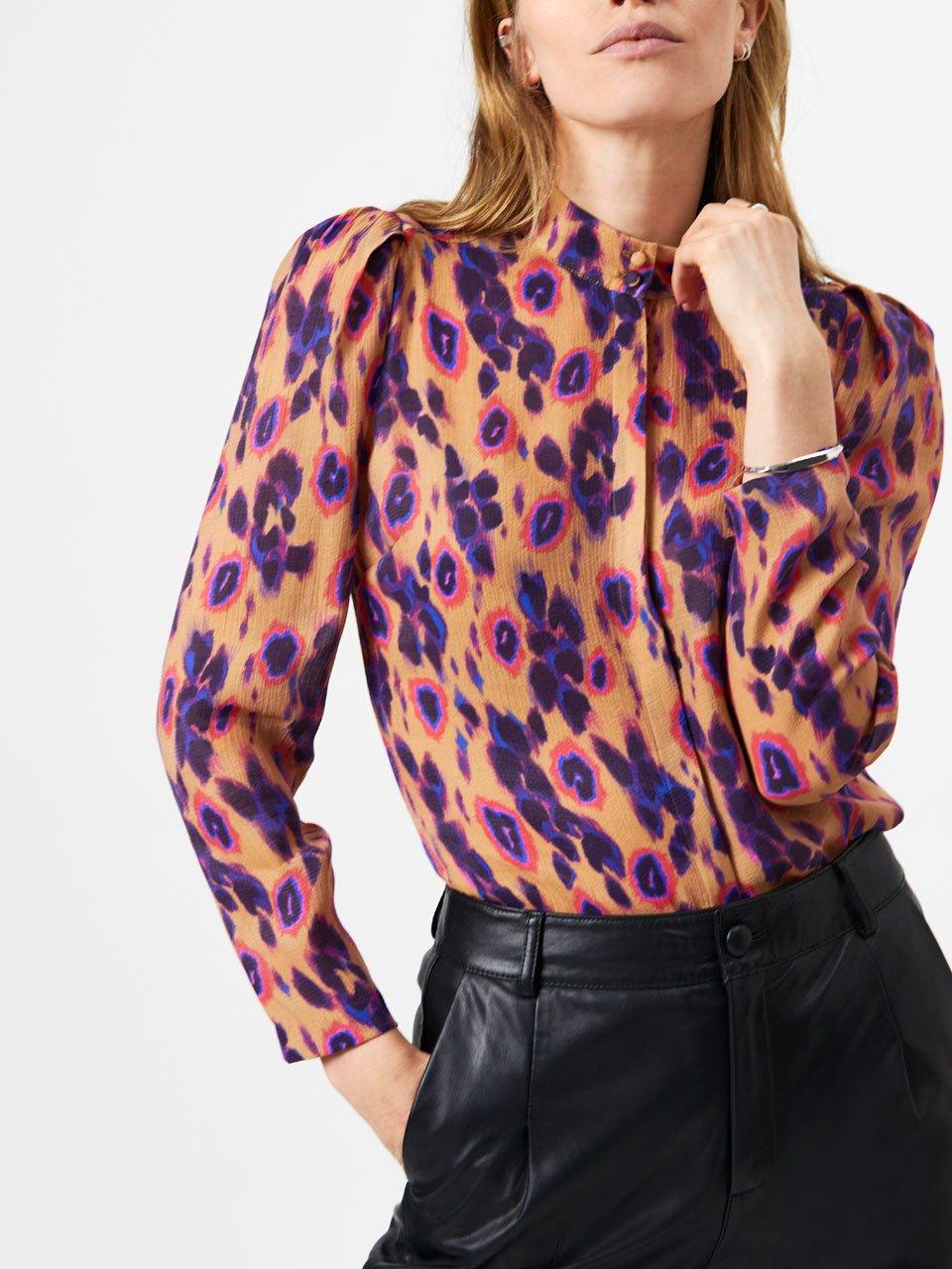 Honoré Leopard Blouse - No22 Damplassen