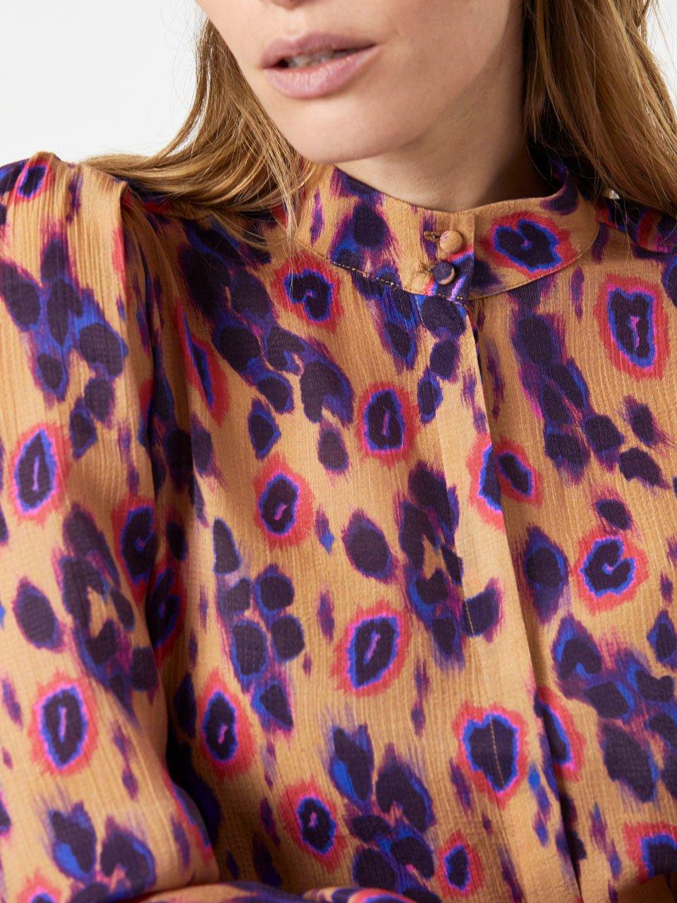 Honoré Leopard Blouse - No22 Damplassen