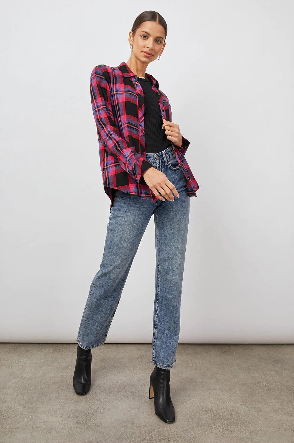 Hunter Shirt Black Coral Teal - No22 Damplassen