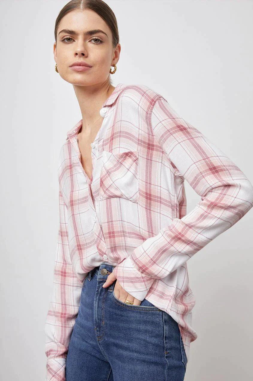 Rails - Hunter Shirt Blush White Petal - No22 Damplassen