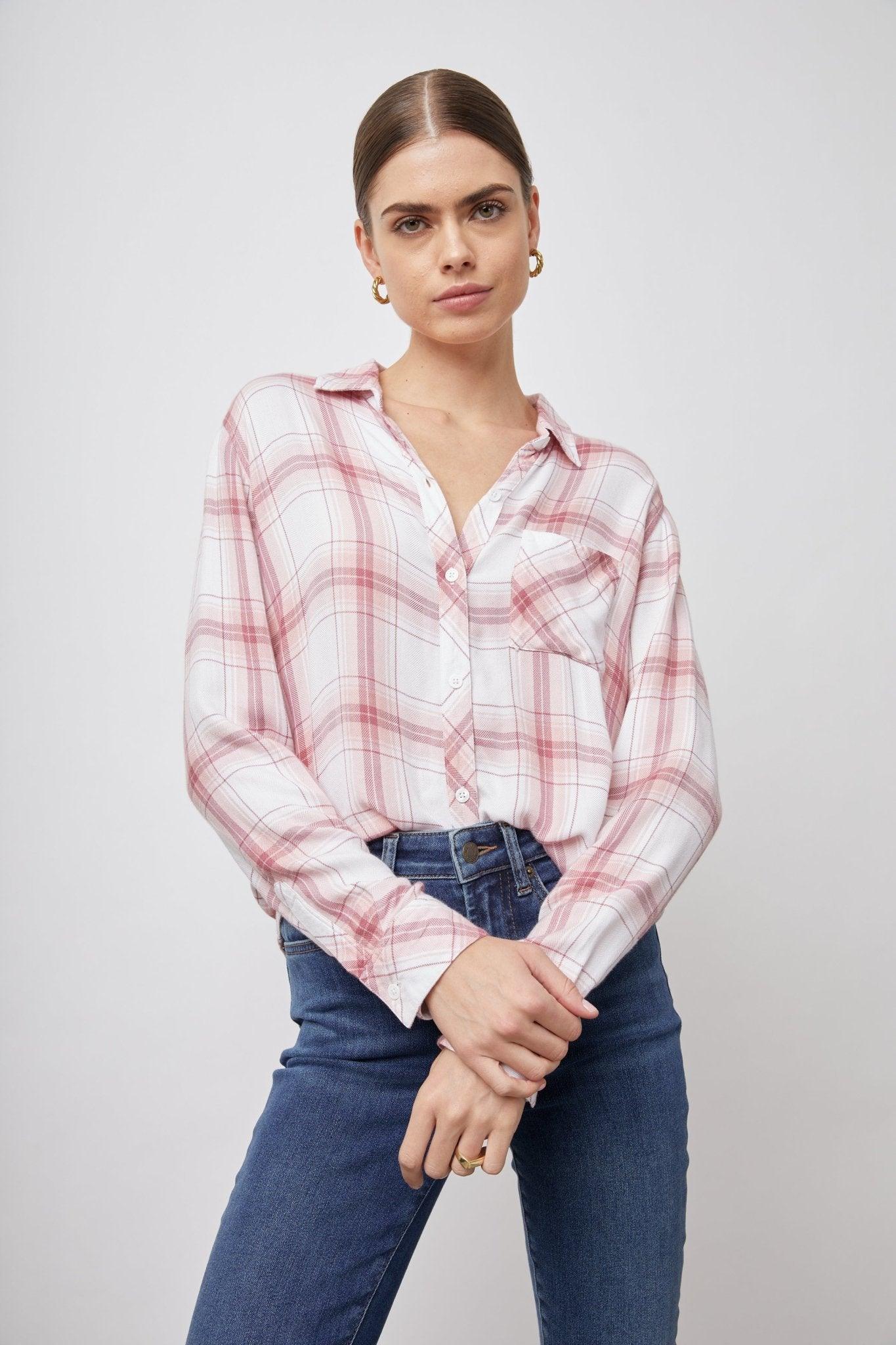 Rails - Hunter Shirt Blush White Petal - No22 Damplassen