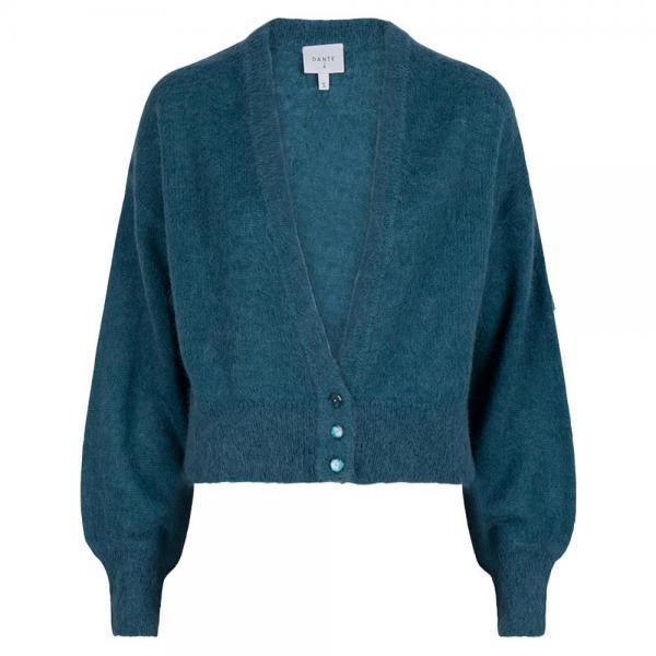 Imma Cropped Cardigan Teal - No22 Damplassen